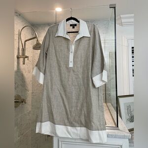 NWOT Karen Kane Linen Shift Dress